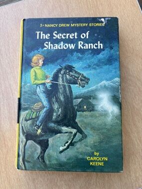 Nancy Drew Mystery #5 The Secret Of Shadow Ranch 1965 Hardcover By Carolyn Keene